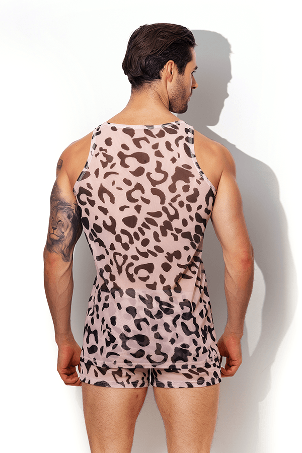 Greedy Tank Top - Leopard - JJ Malibu 