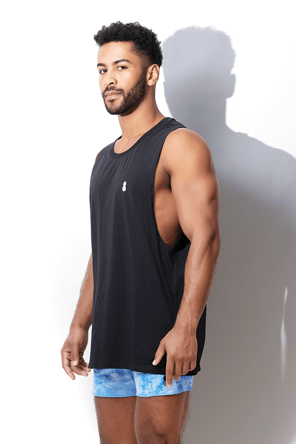 Bad Boy Tank Top - Black - JJ Malibu 