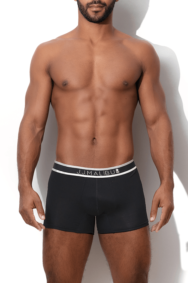 Classic Breathable Boxer Briefs - Black - JJ Malibu 