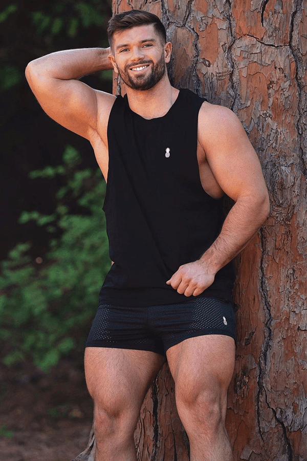 Bad Boy Tank Top - Black - JJ Malibu 