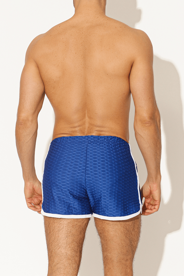 Sporty Spice Short Shorts - Blue - JJ Malibu 