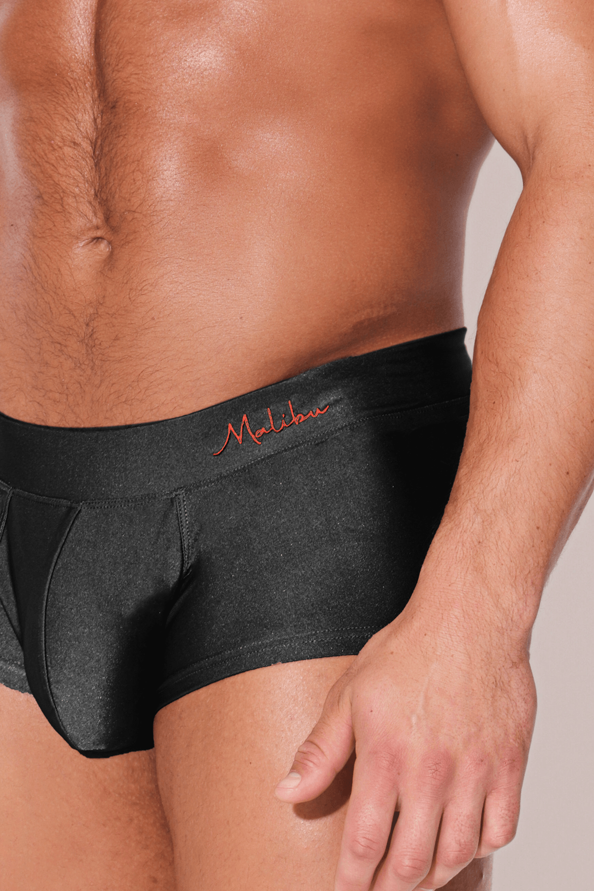 Dynamic Shine Boxer Briefs - Black - JJ Malibu 