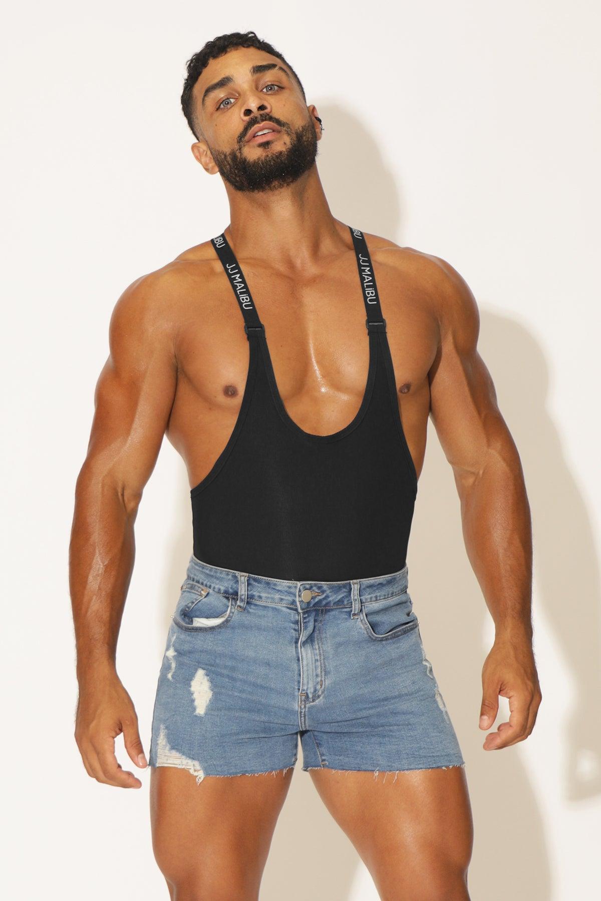 Wrestle Me Bodysuit - Black - JJ Malibu 