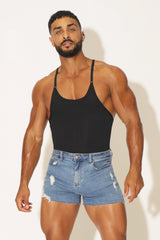 Let Them Know Camisole Bodysuit - Black - JJ Malibu 