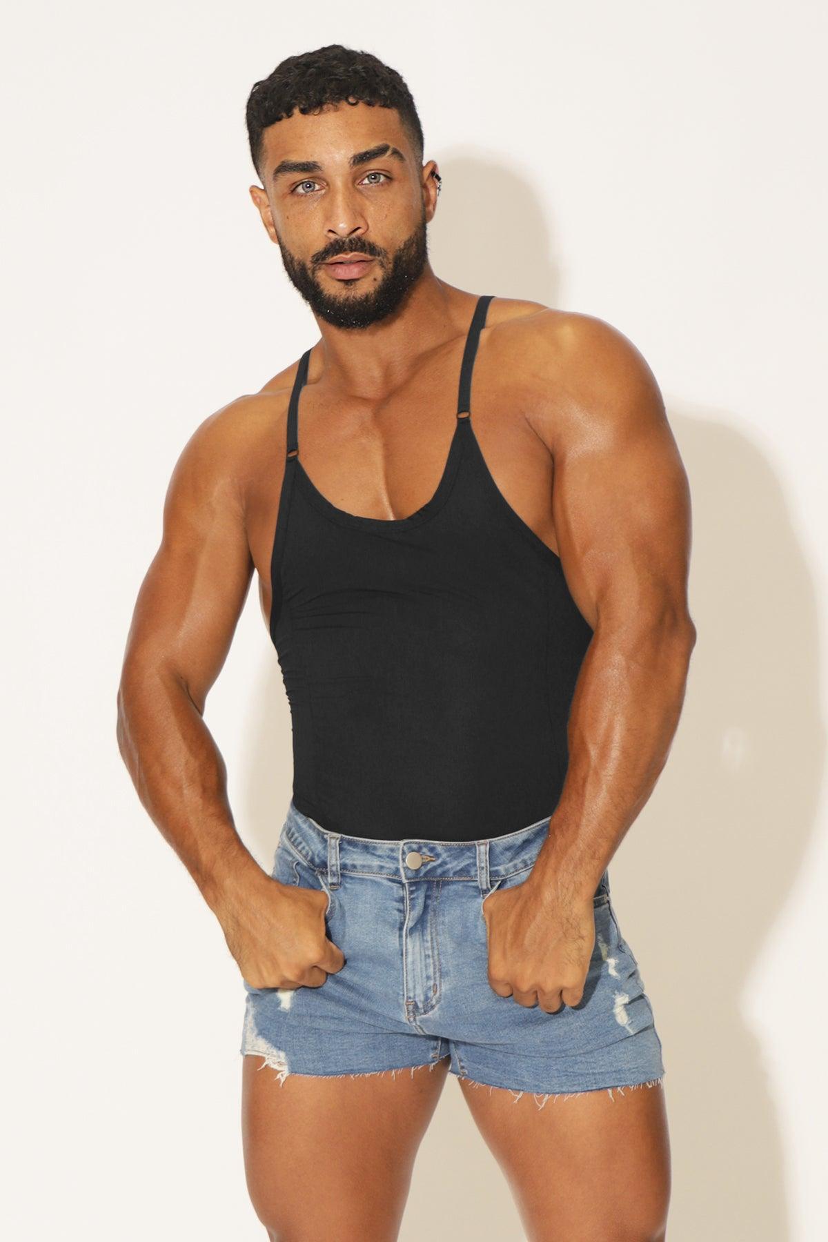 Let Them Know Camisole Bodysuit - Black - JJ Malibu 