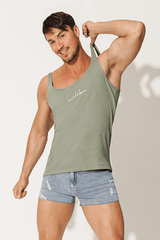 Mind in Malibu Wide-Cut Tank Top - Light Green - JJ Malibu 