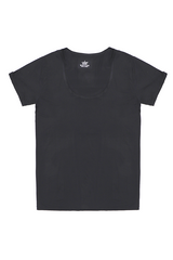 Muscle-fit Deep-V T-Shirt - Black