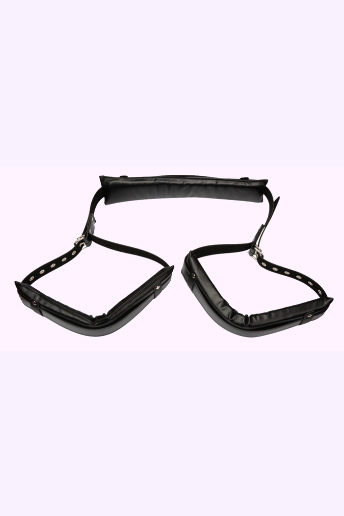 Dom and Sub Play Accessories. Thigh Cuff Restraints for Kink and Bondage Play. 