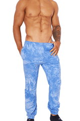 Jaw Dropping Joggers - Tie Dye Blue - JJ Malibu 