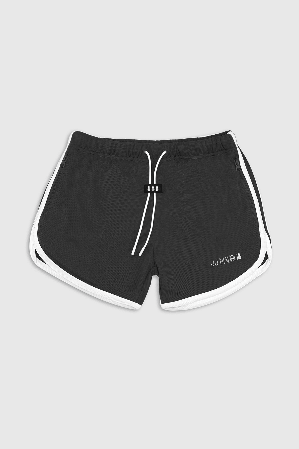 Surprise yourself with these 100% polyester microfiber shorts. The drawstring waistband and back pocket make these shorts adjustable to your perfect size. The side zipper pockets are perfect for your phone or keys, while the breathable fabric keeps you cool during any activity. Tags: men's bulge jj malibu canada short booty shorts